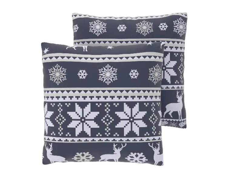 Set van 2 fleece kussenslopen 60 x 50 cm<LIVARNO® New