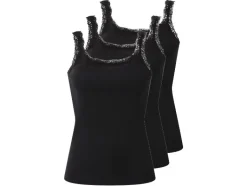 Set van 3 geribde dames tops<esmara® Hot
