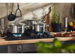 Set van 3 RVS kookpannen<SILVERCREST® Online