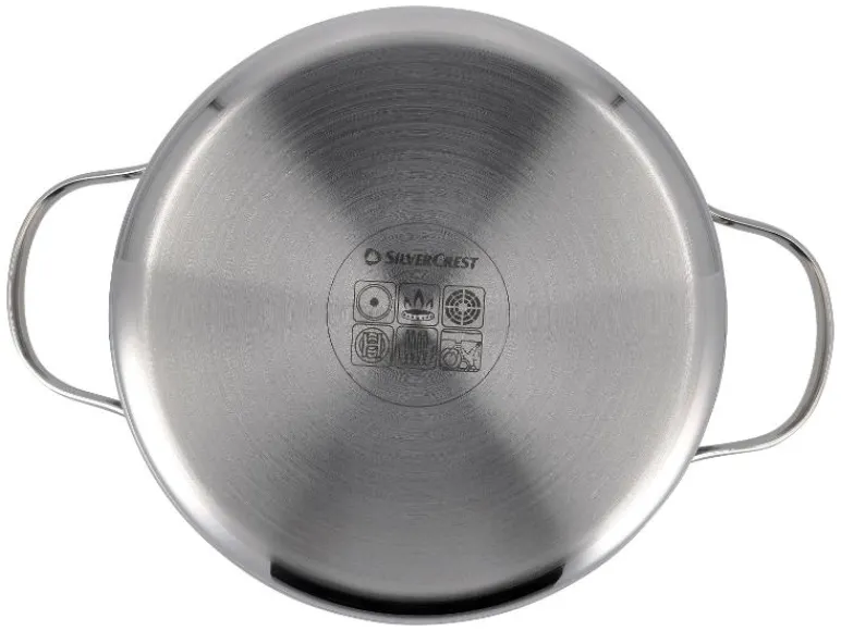 Set van 5 RVS pannen<SILVERCREST® Outlet