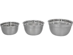 Set van 3 RVS schalen<SILVERCREST® Sale