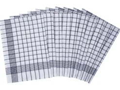 Set van 10 theedoeken 50 x 70 cm<W5 Outlet