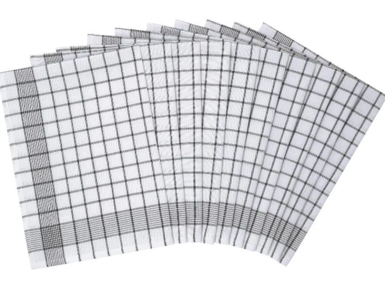 Set van 10 theedoeken 50 x 70 cm<W5 Outlet