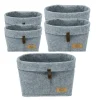 Set van 5 vilten manden Feli<Wenko Clearance