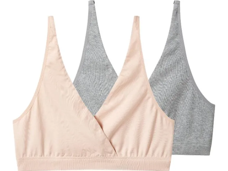 Set van 2 voedingsbeha's zonder beugel<esmara® Best