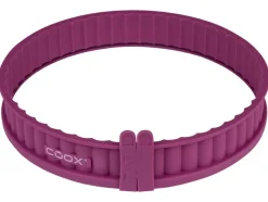 Siliconen quichevorm met glazen bodem<Coox New