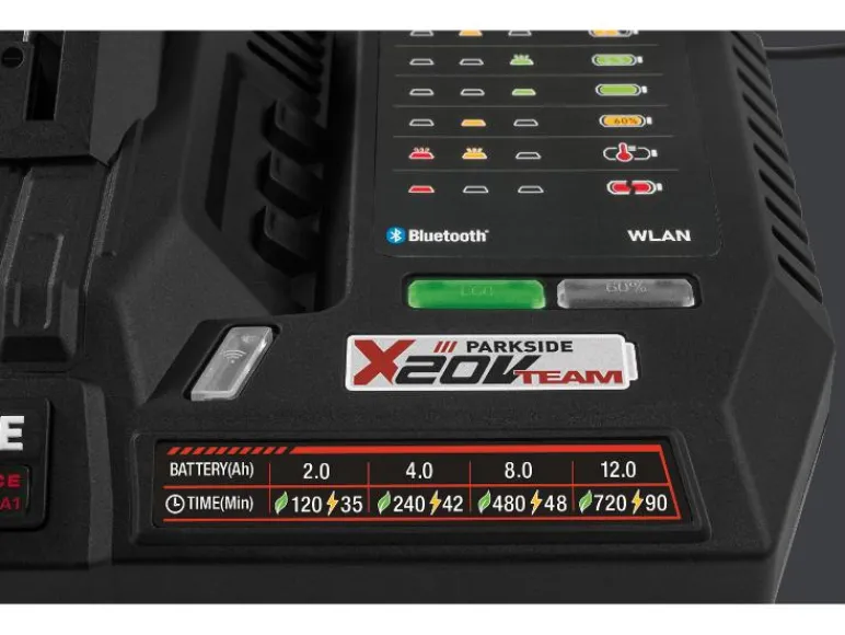 Smart acculader 20 V - 12 A<PARKSIDE PERFORMANCE® Outlet