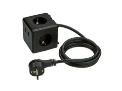 Stekkerdoos kubus met USB-aansluitingen<TRONIC® Hot
