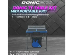 Tafeltennistafel set Midi Portable PRO<DONIC Online
