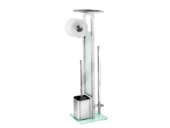 Toiletrolhouder met toiletborstel Debar<Wenko