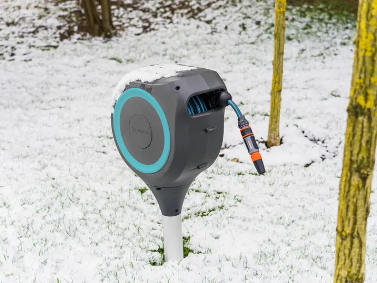 Tuinslangbox RollUp M grijs/blauw<Gardena Outlet