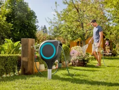Tuinslangbox RollUp M grijs/blauw<Gardena Outlet