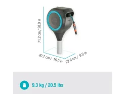 Tuinslangbox RollUp M grijs/blauw<Gardena Outlet