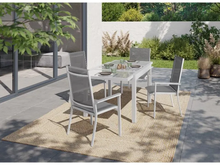 Uitschuifbare aluminium tuintafel Houston<LIVARNO home
