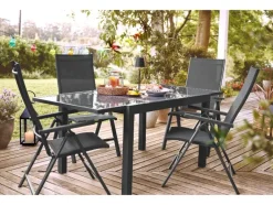 Uitschuifbare aluminium tuintafel Houston<LIVARNO home Outlet