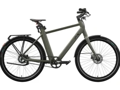 Urban E-bike Olive Green 2.0 X riemaandrijving<CRIVIT Sale