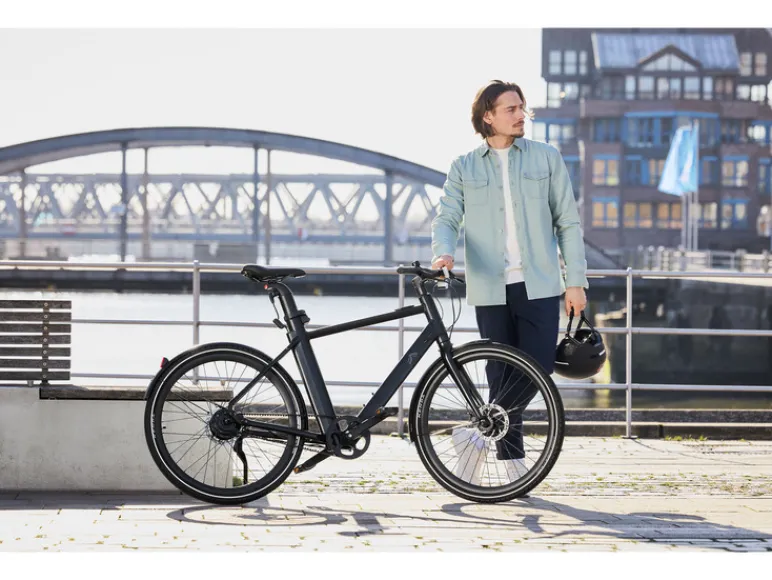 Urban elektrische fiets 1.0 X zwart<CRIVIT Hot