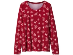 Velours dames kerstpyjama<esmara® Hot
