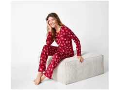 Velours dames kerstpyjama<esmara® Hot