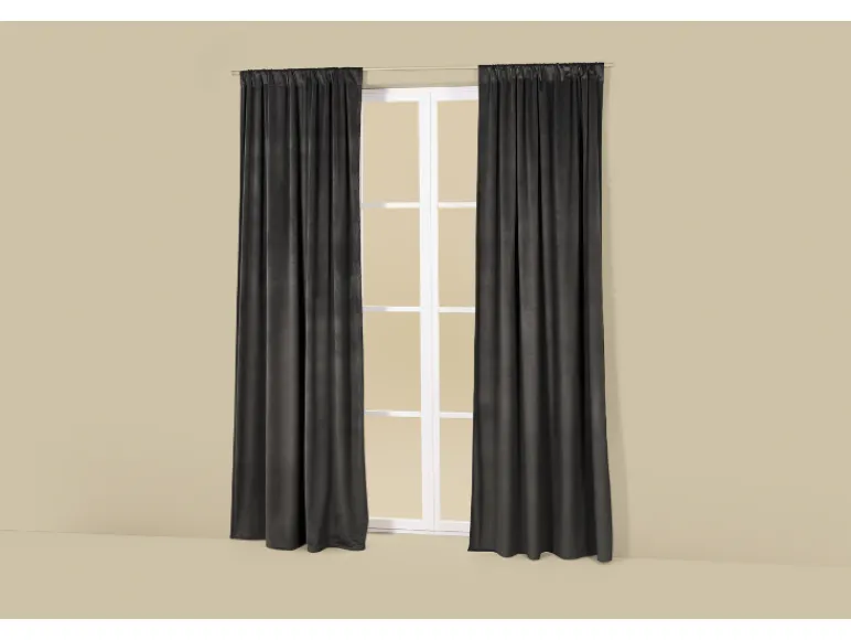 Velours gordijnen 135 x 254 cm<LIVARNO® Sale