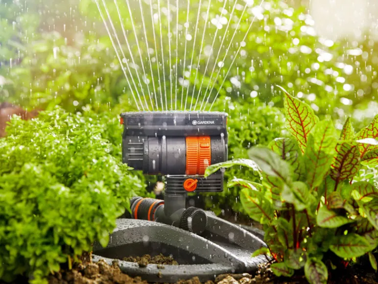 Vierkante sproeier AquaZoom compact<Gardena Online