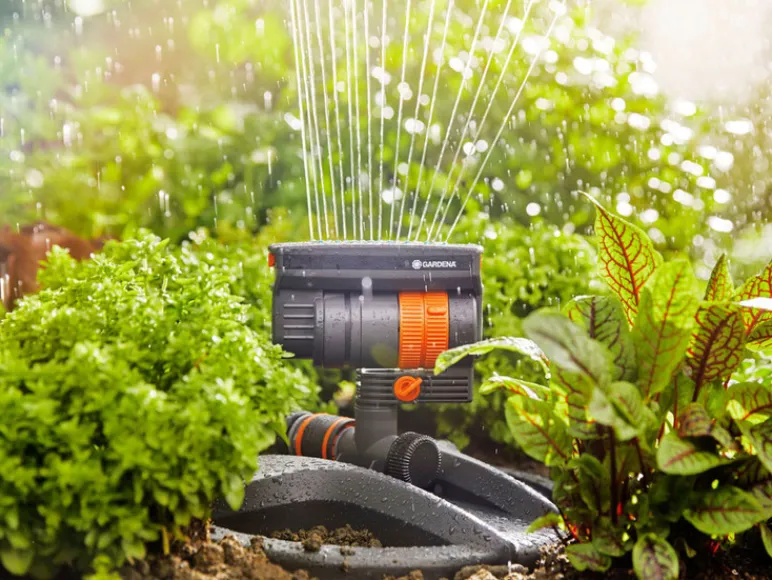 Vierkante sproeier AquaZoom compact<Gardena Online