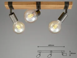 Wand- en plafondlamp<Briloner Hot