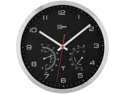 Wandklok met thermometer en hygrometer<LIVARNO home Outlet