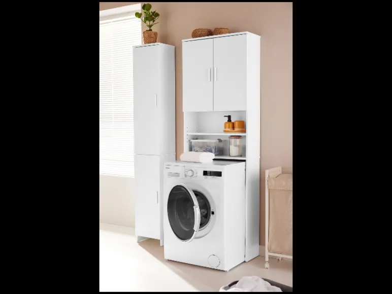 Wasmachinekast met bijzetkast Liverpool<LIVARNO home Outlet