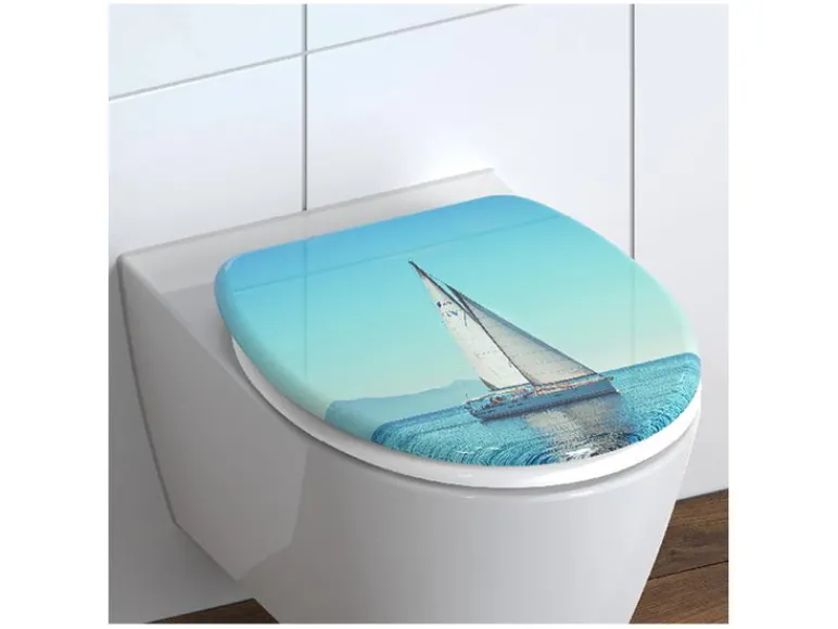 WC zitting duroplast, met soft-close-mechanisme<Schütte