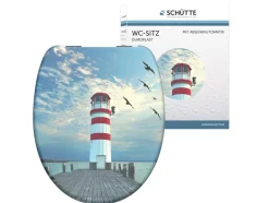 WC zitting duroplast, met soft-close-mechanisme<Schütte