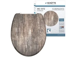 WC zitting duroplast, met soft-close-mechanisme<Schütte