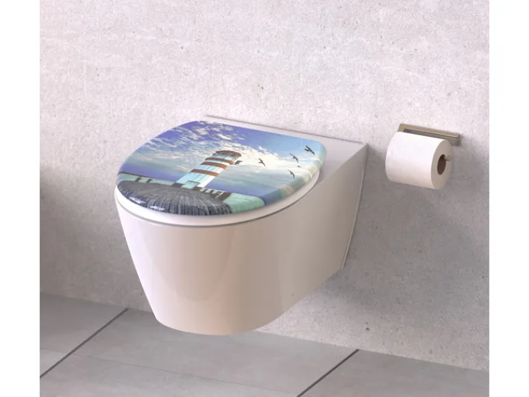 WC zitting duroplast, met soft-close-mechanisme<Schütte