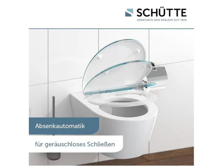 WC zitting duroplast, met soft-close-mechanisme<Schütte