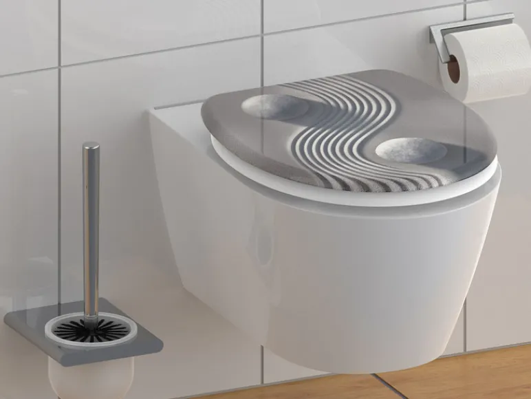 WC zitting duroplast, met soft-close-mechanisme<Schütte