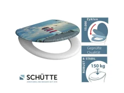 WC zitting duroplast, met soft-close-mechanisme<Schütte