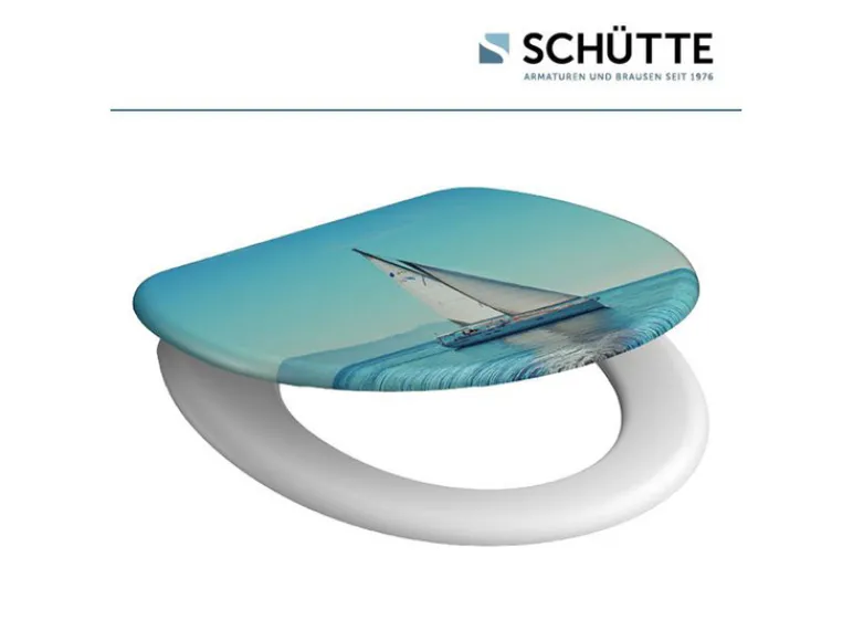 WC zitting duroplast, met soft-close-mechanisme<Schütte
