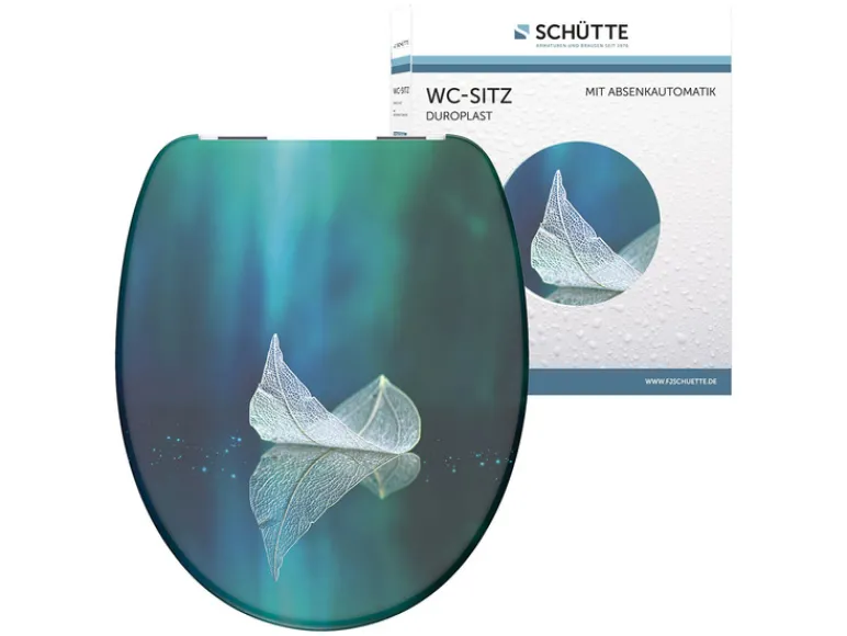 WC zitting duroplast, met soft-close-mechanisme<Schütte