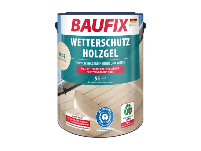 Weerbeschermende houtgel 5 liter<BAUFIX Online