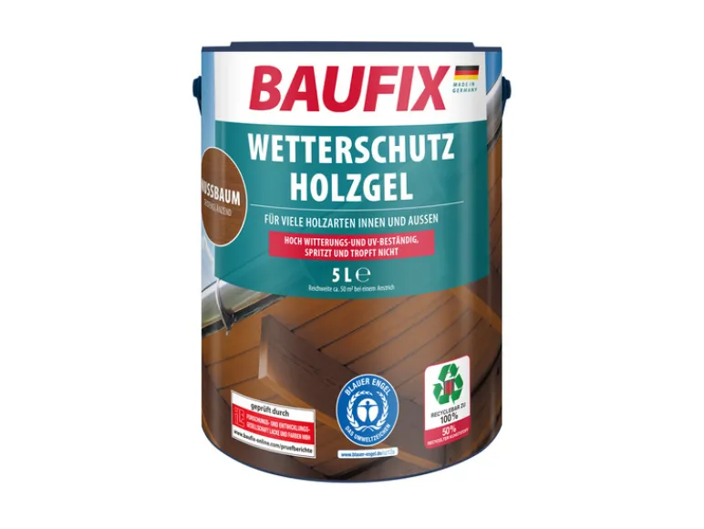 Weerbeschermende houtgel 5 liter<BAUFIX Online