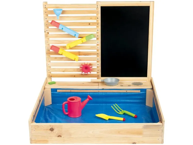 Zandbak met waterspeelwand<Playtive Online