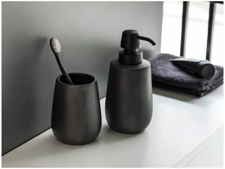 Zeepdispenser en tandenborstelhouder Nerno 2-delig<Wenko Outlet
