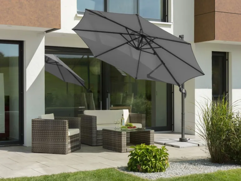 Zweefparasol Rhodos Junior 300 cm<Schneider Hot