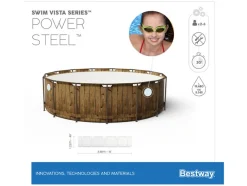 Zwembad Power Steel Swim Vista Ø 488 x 122 cm<Bestway Best