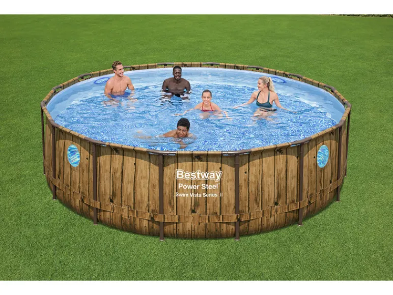 Zwembad Power Steel Swim Vista Ø 488 x 122 cm<Bestway Best
