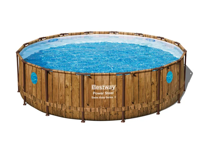 Zwembad Power Steel Swim Vista Ø 488 x 122 cm<Bestway Best